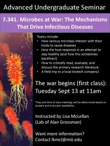 7.341 Microbes at War Poster
