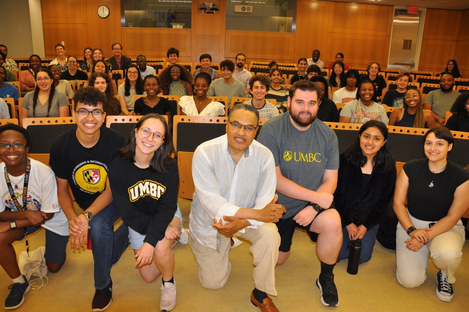 Freeman Hrabowski encourages students to “hold fast to dreams” and take time for laughter